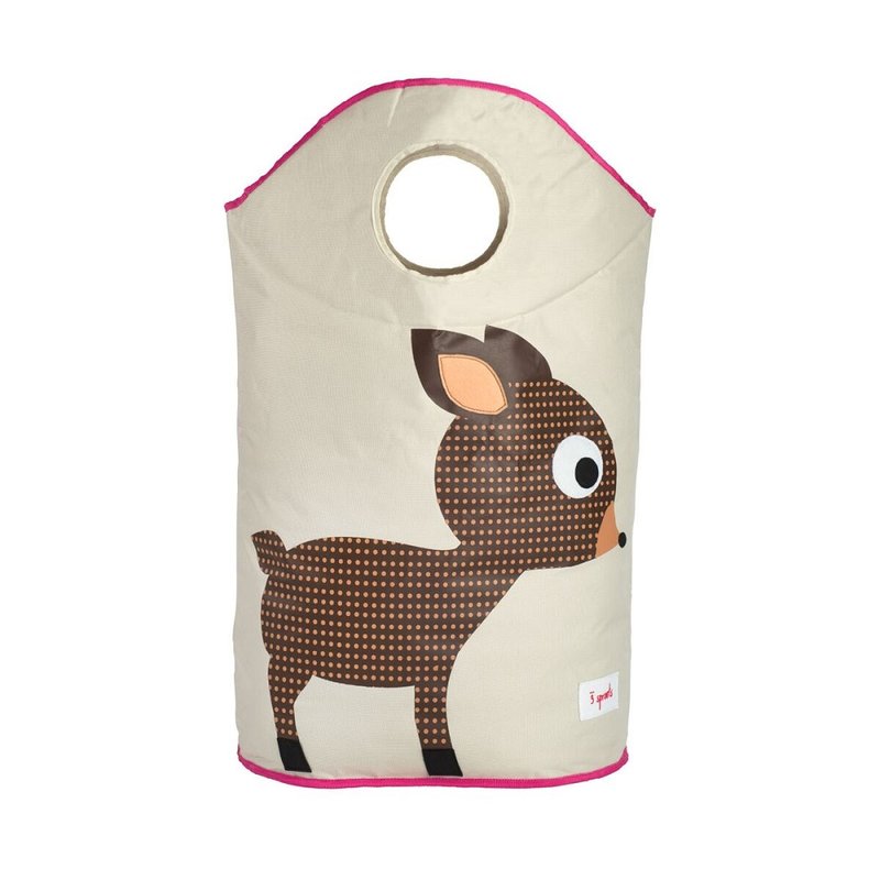 3sprouts laundry hamper deer open