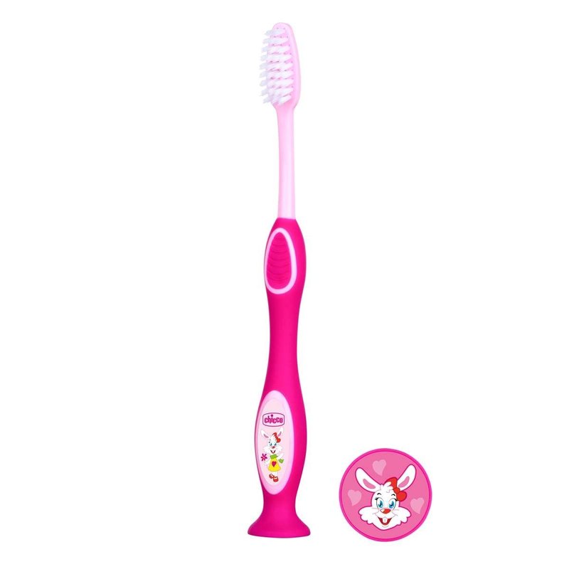 escova de dentes 3a 6 anos rosa