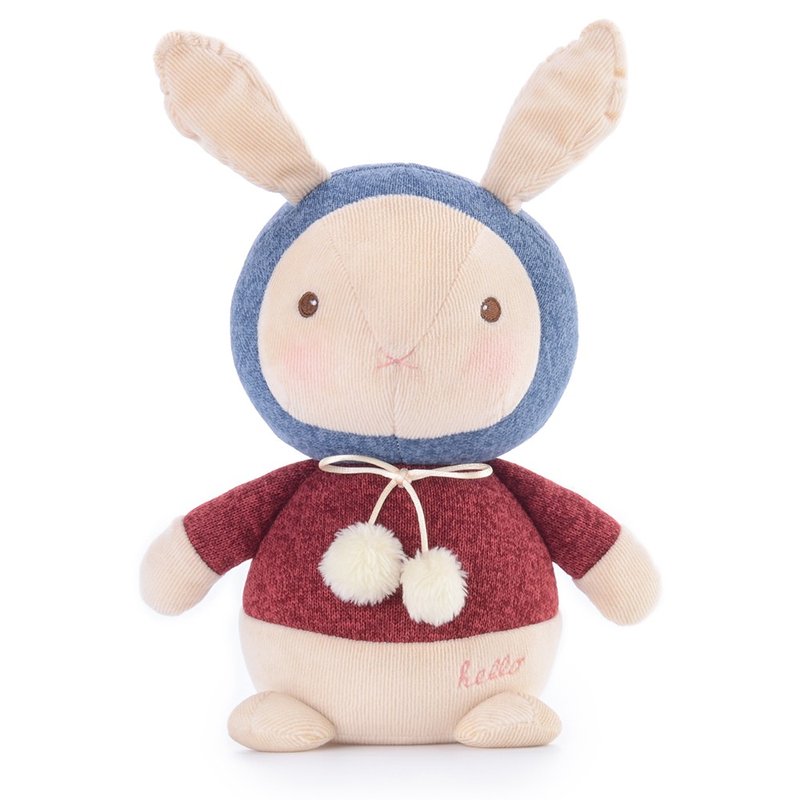 pelucia metoo bebe coelho azul vermelho 1