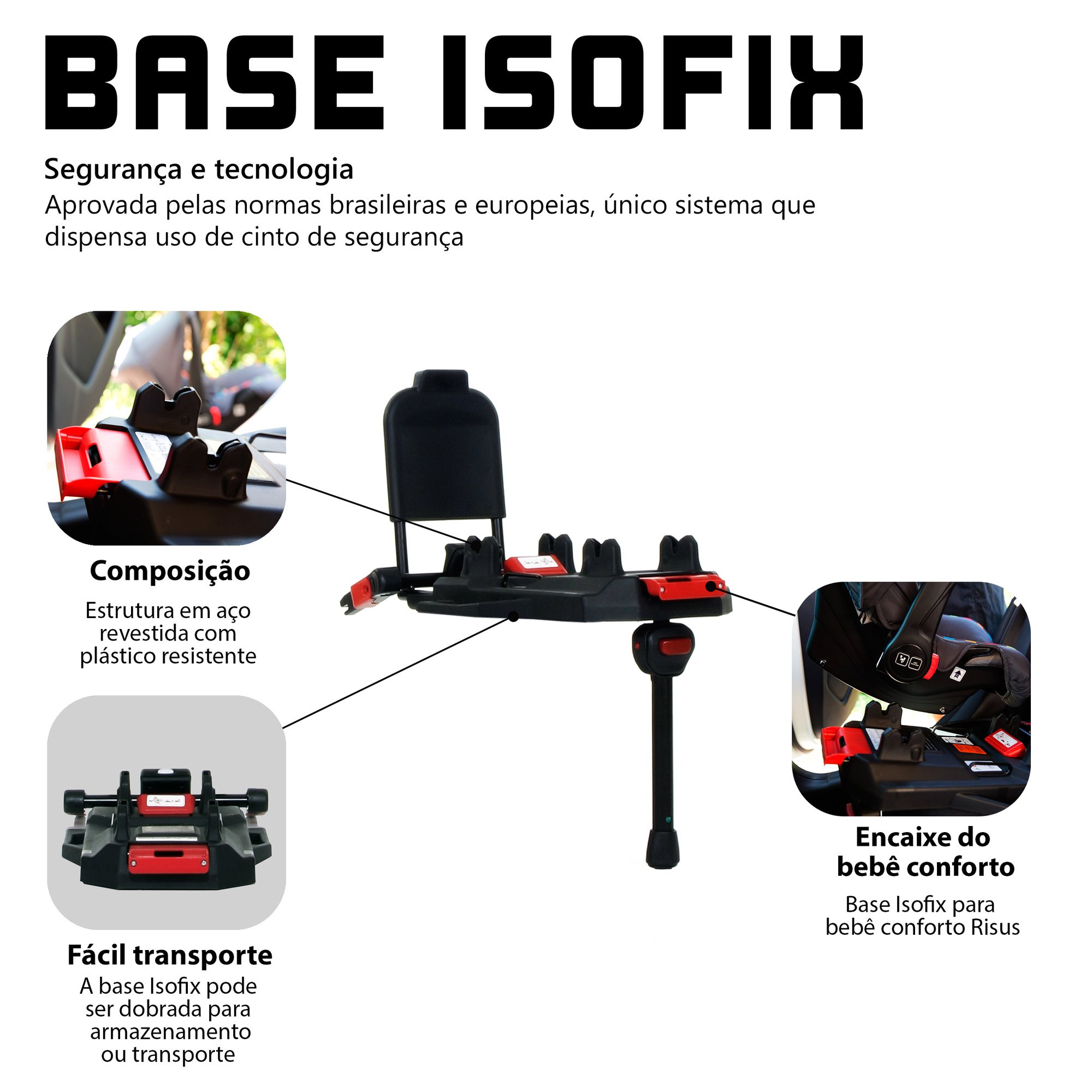Carrinho de Bebê ABC Design COMO4 Travel System + Base ISOFIX