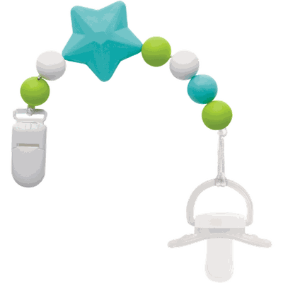 7981 prendedor de chupeta estrelinha azul