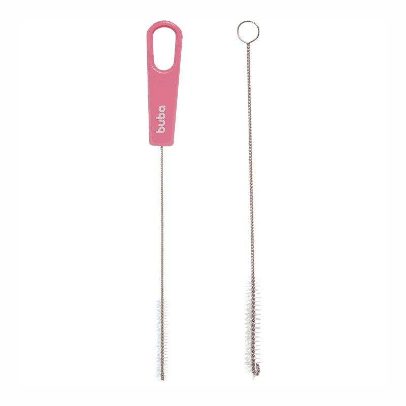 09735 escova de limpeza para canudo rosa