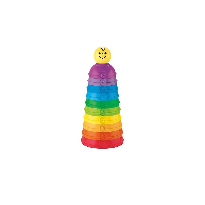 Brinquedo Fisher-Price Torre de Potinhos Coloridos (6-36M)