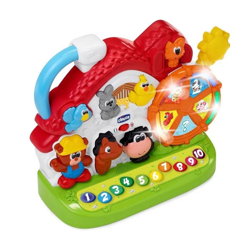 brinquedos de atividades fazendinha bilingue chicco 1