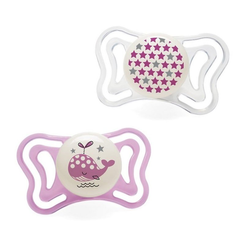 chupeta chicco physio light lumi 0 6 meses rosa 01