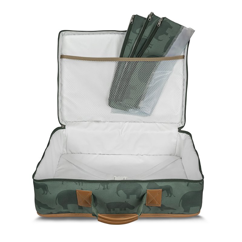 mala maternidade vintage masterbag baby safari verde 02