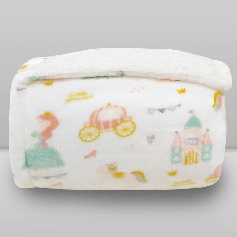 cobertor donna laco bebe plush print com sherpa princess 01