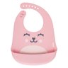 babador de silicone buba gumy com pega migalhas rosa 02