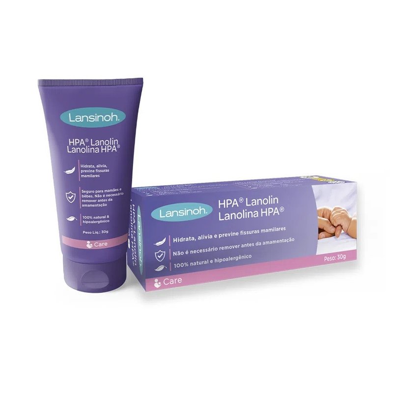 Pomada para Amamentacao Lansinoh Lanolina HPA 30g Drogaria SP 605700