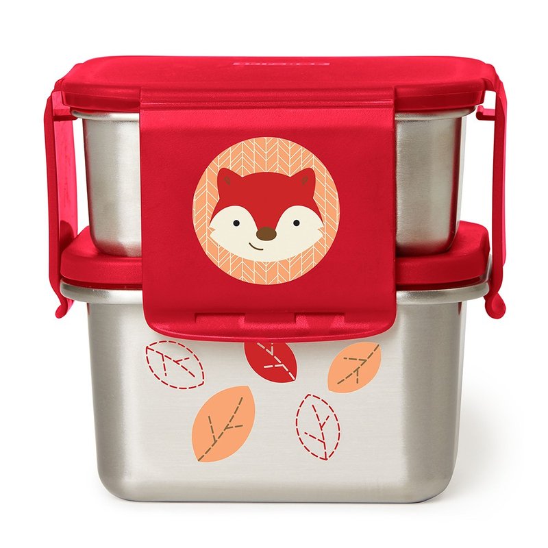 Kit Lanche Ao Inox Zoo Raposa Skip Hop 01