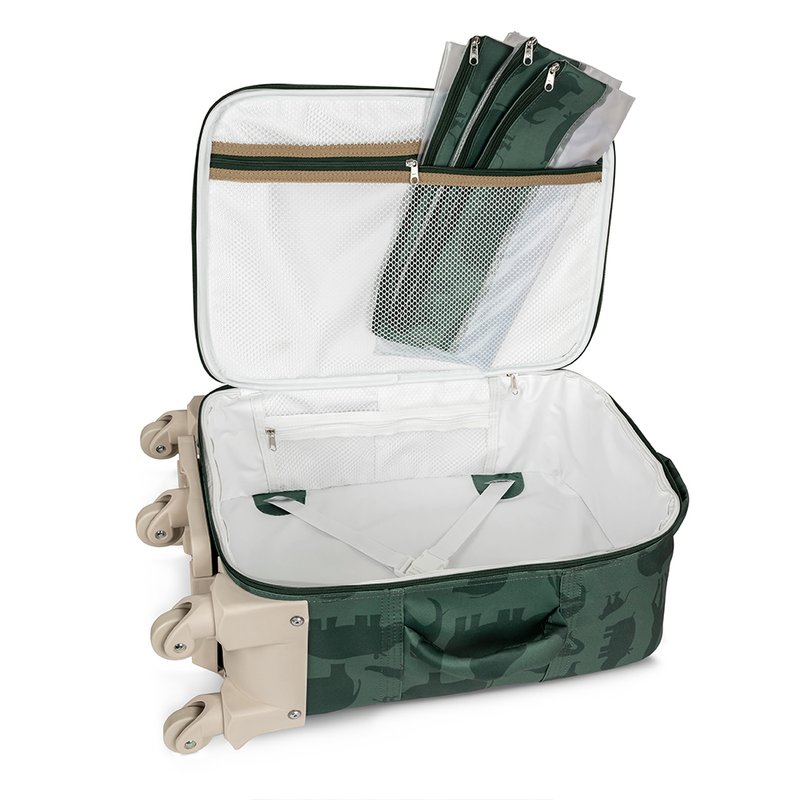 mala maternidade com rodinhas safari verde 03