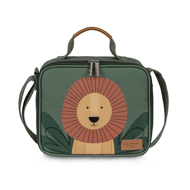 lancheira termica infantil masterbag kids leao safari 01