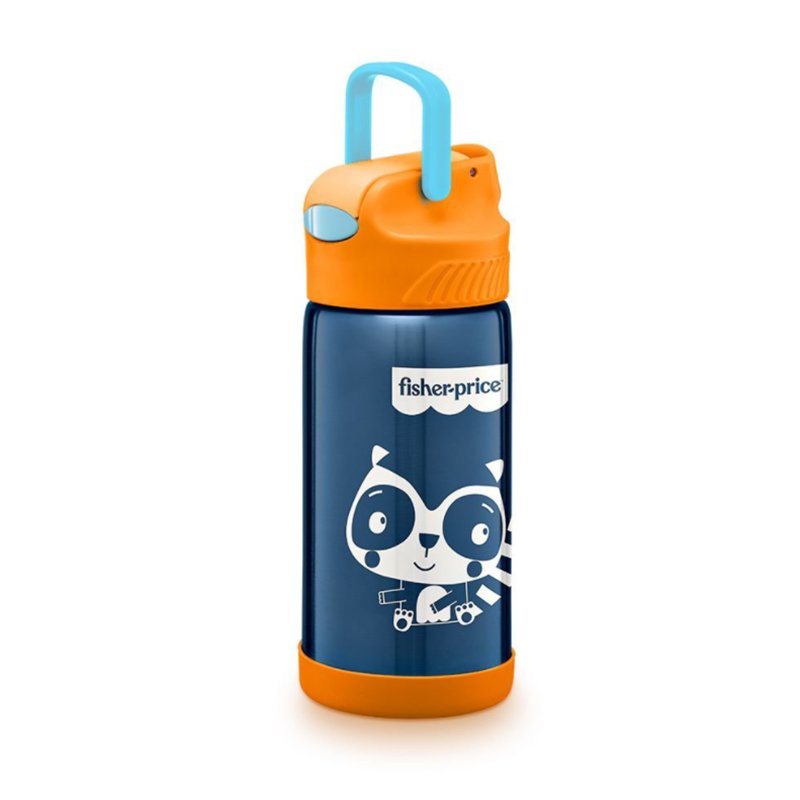 Copo Térmico Aço Inox Hot & Cold Fisher Price Azul