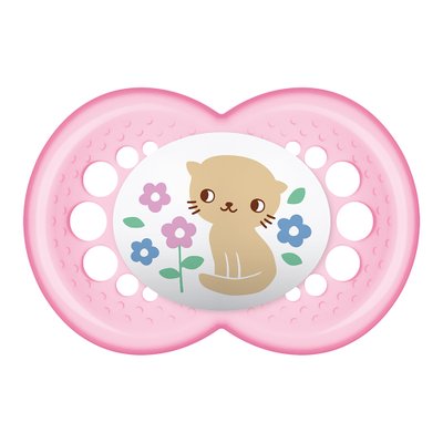 chupeta mam original para a paritr dos 6 meses 6m tamanho 2 rosa nova 2