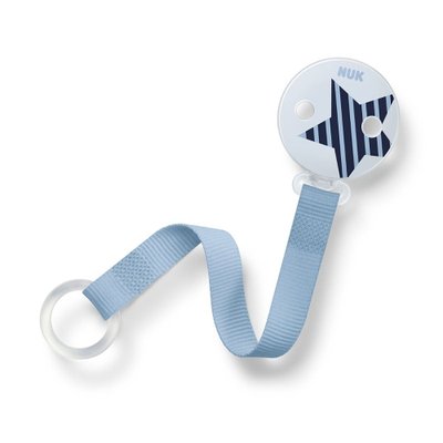 prendedor de chupeta de nuk duo estrela azul 01