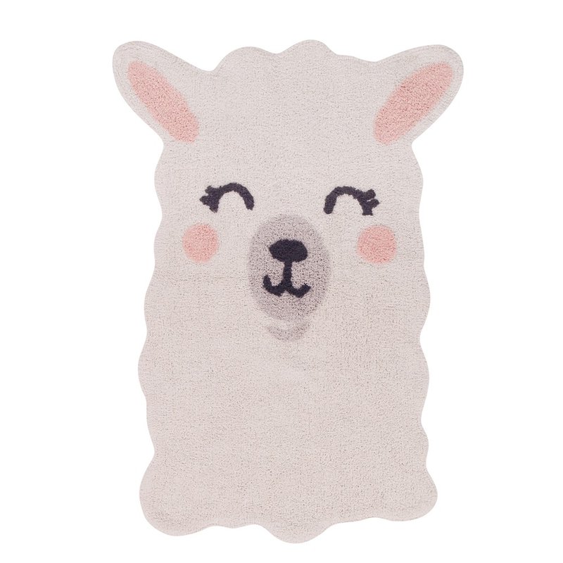 tapete lorena canals smile like a llama 82x120cm encanto enxovais 01