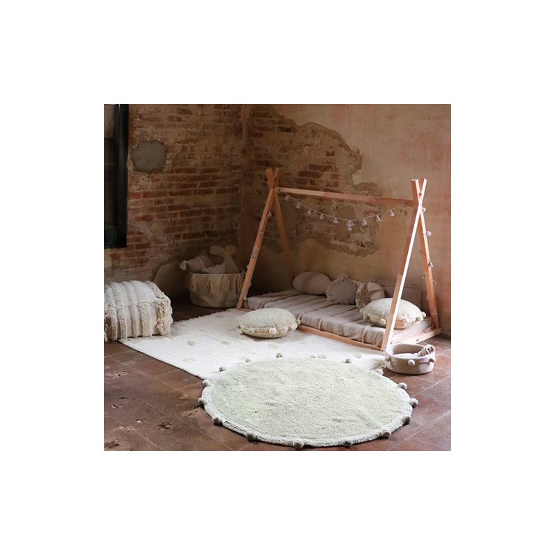 tapete lorena canals topos hippy olive 120 x 160 cm encanto enxovais 05