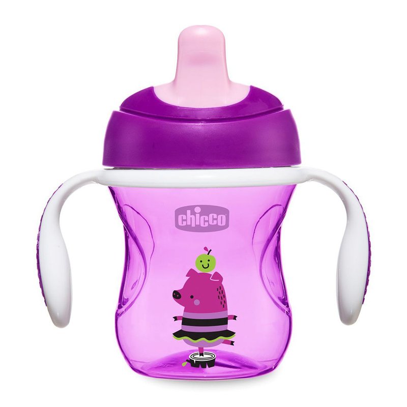 copo de treinamento chicco training cup 6m encanto enxovais roxo 01