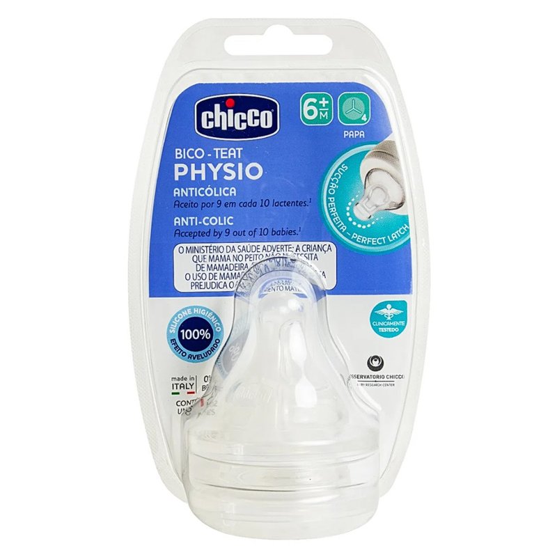 bico chicco physio encanto enxovias 6m bico em y fluxo papa