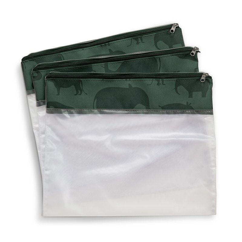 Conjunto 3 Saquinhos Organizadores Masterbag Baby Safari Verde