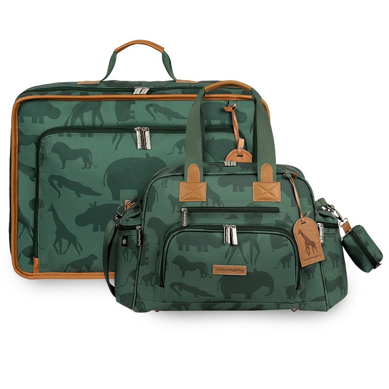 kit mala maternidade vintage bolsa maternidade everyday masterbag baby safari