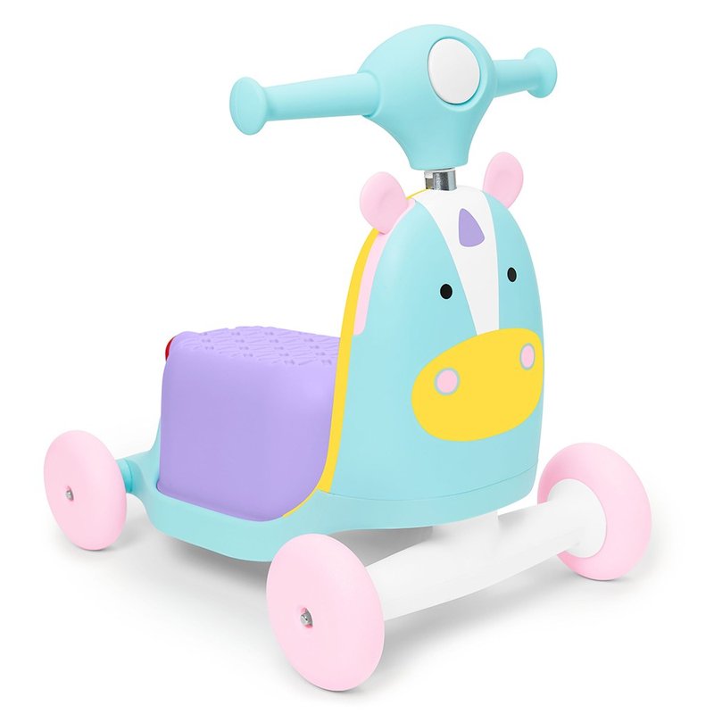 triciclo patinete skip hop zoo unicornio 01
