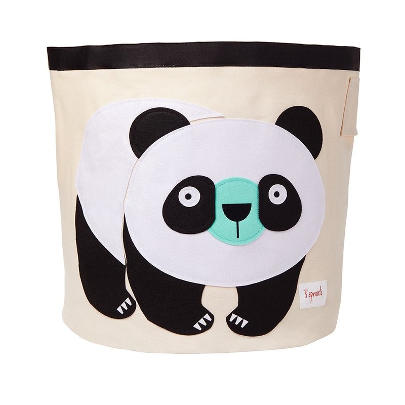 cesto organizador 3 sprouts redondo panda 01