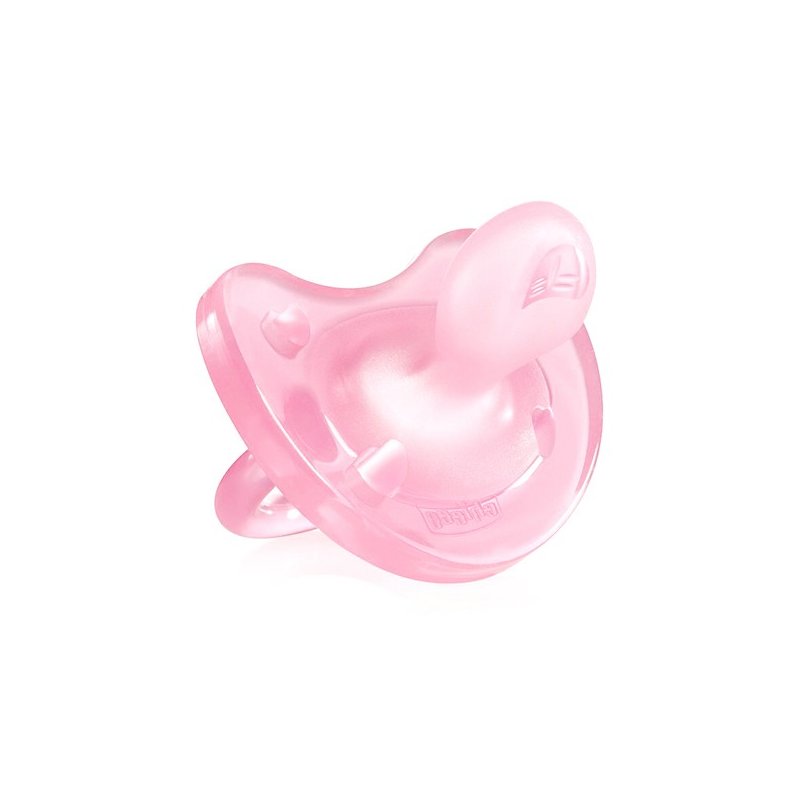 chupeta chicco phisyo soft 16 a 36 meses rosa claro 1 unidade