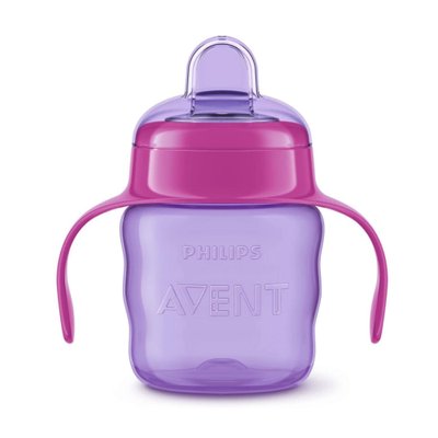 copo classic spout philips avent 200ml roxo