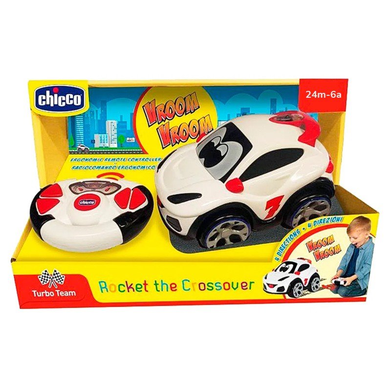 carrinho de controle remoto chicco rocket the crossover 24m 6a 01