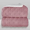 cobertor laco bebe plush com sherpa hearts rosa 01