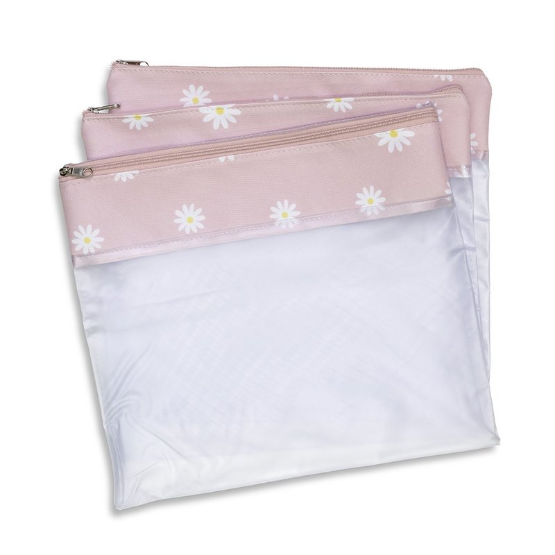 Conjunto 3 Saquinhos Organizadores Masterbag Baby Margaridas