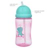 garrafinha buba com canudo 400ml 12m dino rosa 06