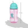 garrafinha buba com canudo 400ml 12m dino rosa 07