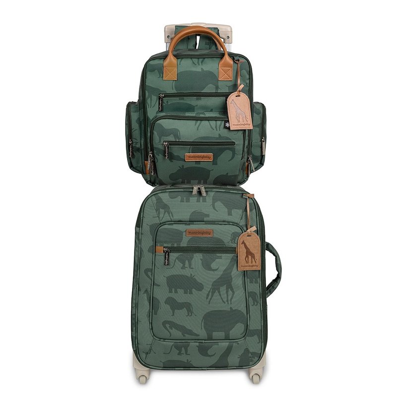 mala maternidade com rodinhas mochila urban masterbag baby flora rose 001