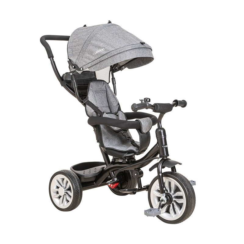 triciclo infantil kiddo giratorio 360 2 em 1 melange grafite 01