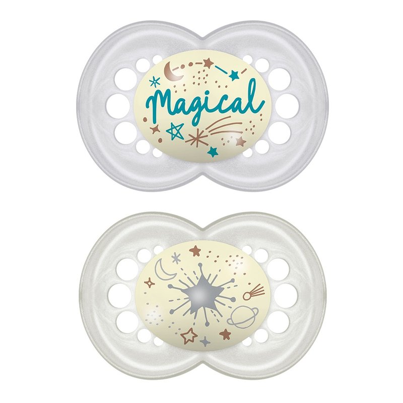 chupeta mam original night 6 meses embalagem dupla neutra
