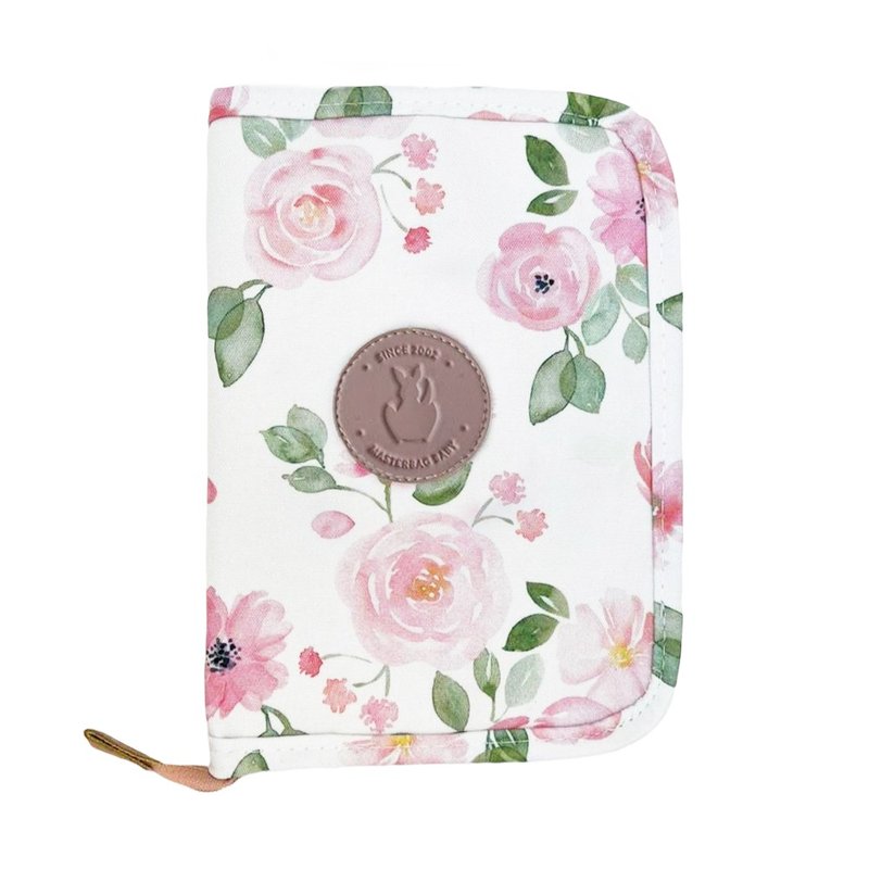 porta carteira de vacinacao masterbag baby flora rose 01