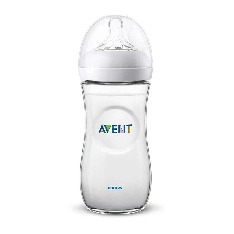 mamadeira petala avent 6m 330ml transparente 01