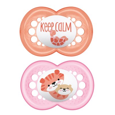 chupeta mam original sayings colecao flow 6m tamanho 2 embalagem dupla tigre e tartaruga 01