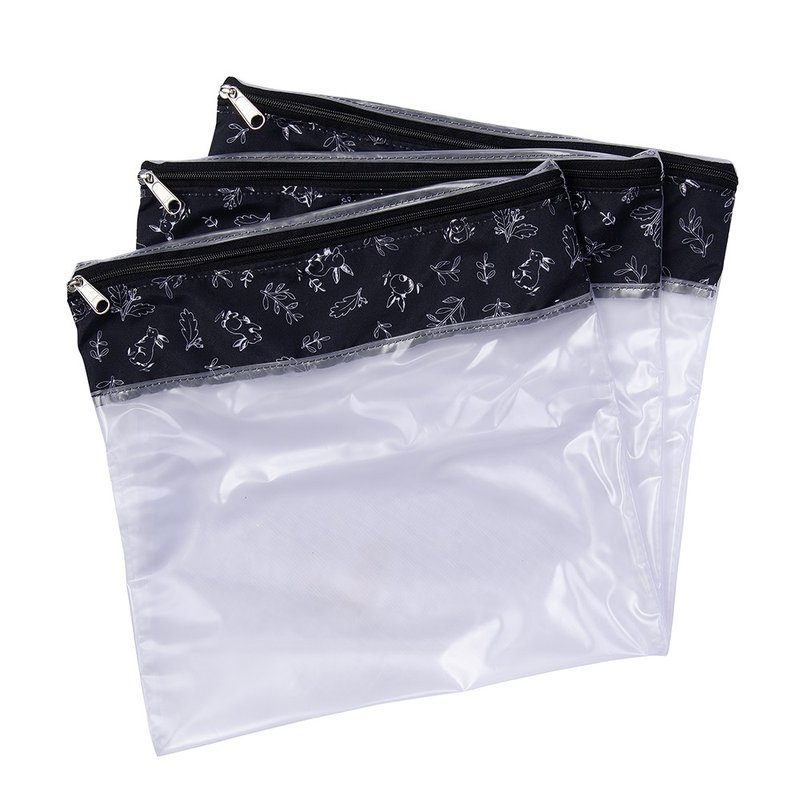 Conjunto 3 Saquinhos Organizadores Masterbag Baby Chamonix Preta