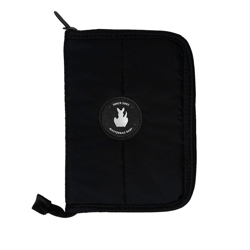 porta carteira de vacinacao de bebe masterbag baby chamonix preta 01