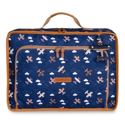 mala maternidade vintage masterbag baby aviao marinho 01