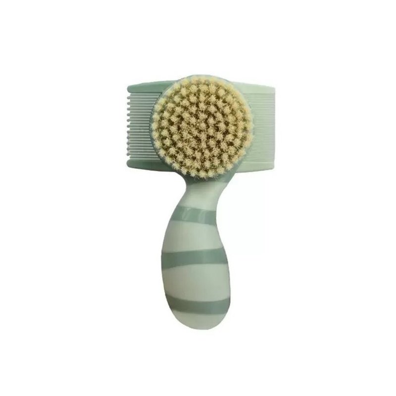 escova de cabelo infantil ibimboo 3 em 1 cerdas naturais 0m unico 01