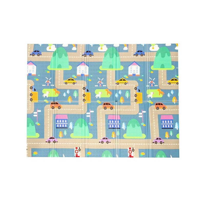 tapete de atividades ibimboo dobravel abcidade dupla face 200x150cm azul 01