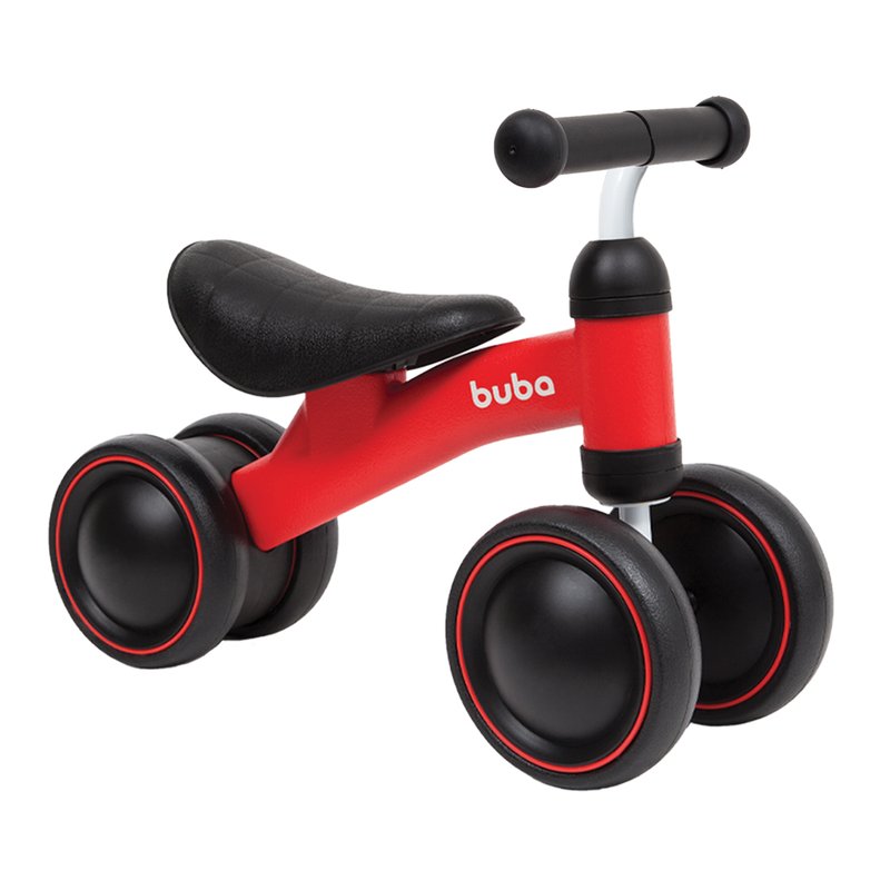 Bicicleta de Equilíbrio Buba 4 Rodas (12M+) Vermelho