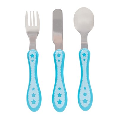 kit talher buba aco inoxidavel 6m estrelinha azul 01