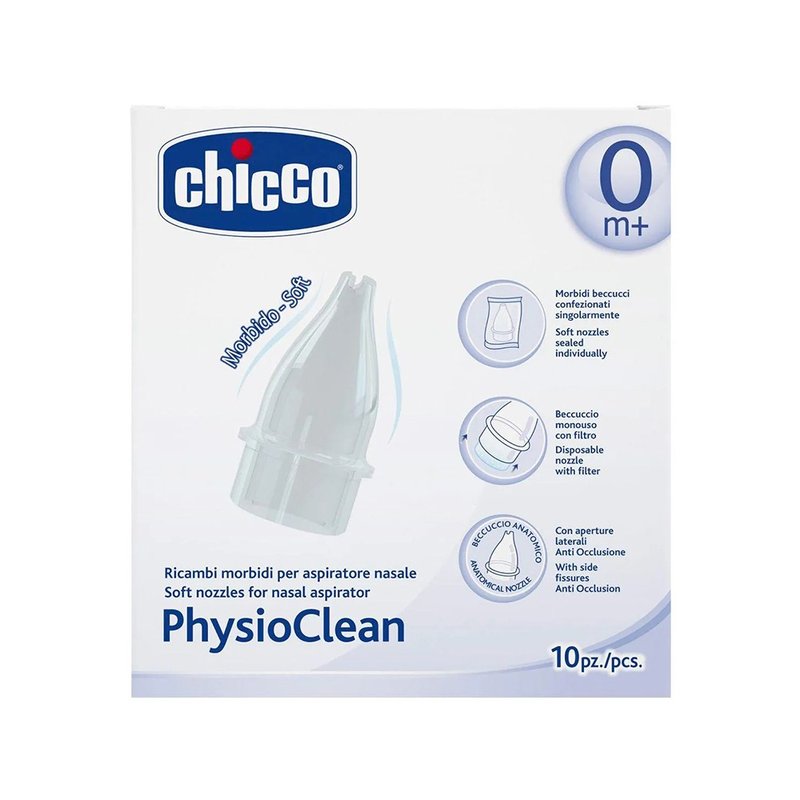 recargas para aspirador nasal chicco physioclean 10 unidades unico 01