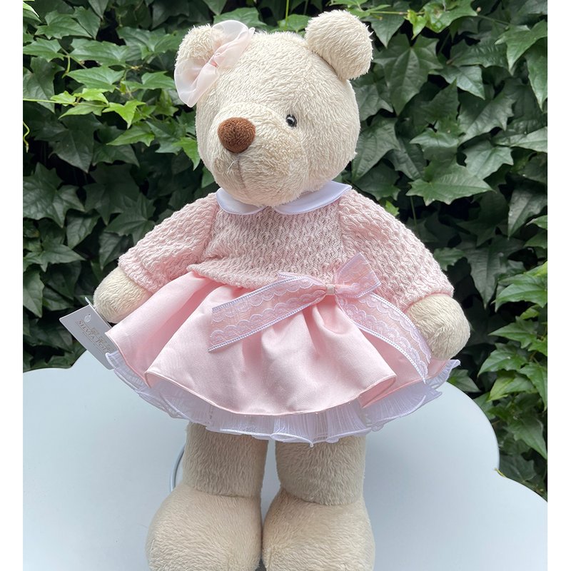 ursa de pelucia silvia polito kikinha honey rosa