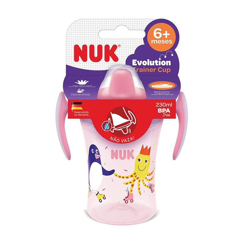 copo trainer nuk evolution bico tpe 230ml 6m 03